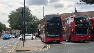 Full Route Visual115East Ham Central ParkAldgate Go Ahead London EH24 YX13BJK [upl. by Enelyw]