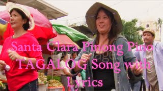 Santa Clara Pinong Pino TAGALOG Fertility Dance Song with Lyrics [upl. by Ecirehs]