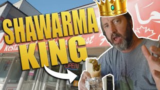 Shawarma King  Bank Street  Ottawa  Tom Green Eats A Shawarma  Food [upl. by Nareik]