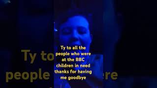 bbc music thank yall this is aodhan signing off from BBC children in need 📴🏆🏆🏆 [upl. by Vasiliki400]