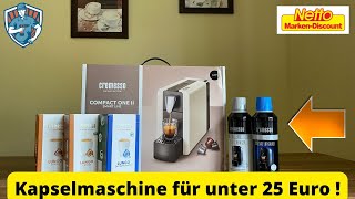 Cremesso Compact One II  Netto Kaffeekapselmaschine  Capsule System [upl. by Ettelimay]