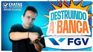 DESTRUINDO A BANCA FGV  Pref de Macáe RJ  TRF 01 [upl. by Salchunas]