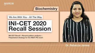 Biochemistry  INICET 2020 Recall session We are with you  All the way [upl. by Alag]