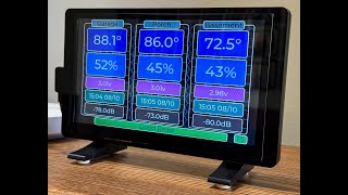 WeatherSense 9001®  CrowPanel ESP32 Arduino SensorPush Weather Station [upl. by Enimrac]