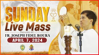 SUNDAY FILIPINO MASS TODAY LIVE II APRIL 7 2024 I SECOND WEEK OF EASTER  FR JOSEPH FIDEL ROURA [upl. by Luba]