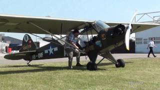 L4J Grasshopper HBOVF WW2 paint and nose art at Teuge Airport Holland 3072014 [upl. by Pablo]