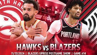 Sharpe Leads Blazers to 3rd Straight Win  Blazers vs Hawks Recap  Highlights  Postgame [upl. by Voltmer948]