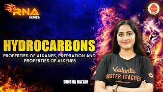 Hydrocarbons Properties of Alkanes Prepration and properties of Alkenes  NEET 2025 CHEMISTRY [upl. by Nosae]