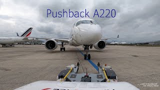 Départ et Pushback A220 Air France [upl. by Magnus]