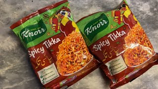 Knorr spicy tikka noodles review food review videos ramen review noodles videos [upl. by Groark]