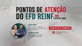 Pontos de atenção do EFD Reinf [upl. by Wehner]