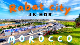 Rabat city 2024 Morocco Africa  Person Walking  4K HDR 60fps [upl. by Publius303]