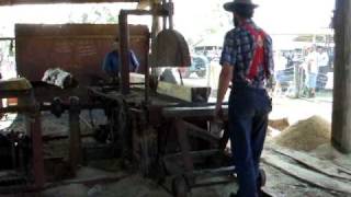 Steam Driven Saw Mill [upl. by Broeker]