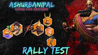 Rise of Kingdoms  Ashurbanipal Rally VS JanHera [upl. by Namreh]