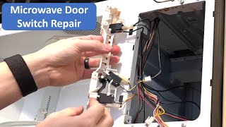 Microwave Door Switch Repair [upl. by Fotina]