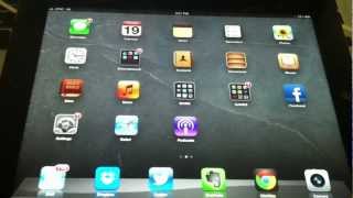 iPad Swipe Gestures for 4 and 5 Fingers [upl. by Otter950]