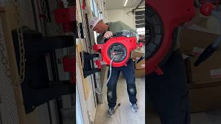 Installing the new ​⁠einhellcanada cordless water hose reel in the shop [upl. by Eitac7]