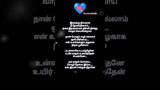 Usuraiye tholaichaen song tamilsong love tamil cover alone albummelody feeling status [upl. by Kifar883]