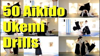 Aikido Ukemi 50 Different Ukemi Drills in 7 Minutes [upl. by Assylem]