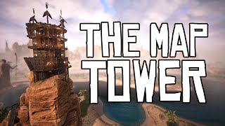 Conan Exiles Map Tower Build Guide Blood amp Sand DLC [upl. by Hotze]