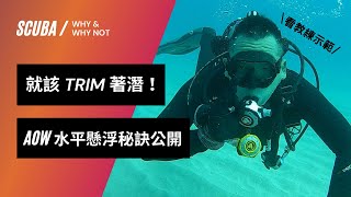 頂尖中性浮力課程？免！｜AOW 進階課程 3 個 Trim 好的秘訣｜TriForce Dive Channel [upl. by Aleinad477]