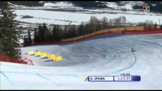 Downhill of Andrej Sporn in Kvitfjell 2011 [upl. by Inavihs]