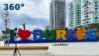 Durrës What to See amp Do Adriatic Trail of Albania  VR 360 [upl. by Allisan]