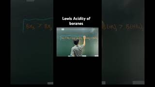 Lewis acidity sequence of boranes csirchemicalscience chemistry iitjam [upl. by Ecnerolf]