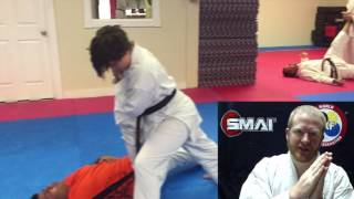 PNF Stretching  Flexibility training for karate athletes [upl. by Nacnud]