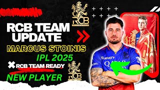 RCB Team Target Marcus Stoinis In Mega Auction  RCB New All Rounder Entry  RCB Auction [upl. by Rivkah225]