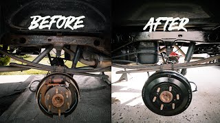 How to Apply POR15  RUSTED FRAME RESTORATION [upl. by Natan879]