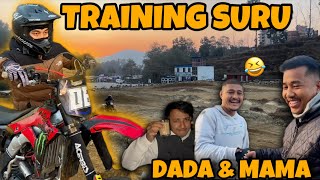 DIRTTEMPLE MA RACE KO PRACTICE WITH MAMA amp bhimhona DADA [upl. by Ellehcar]