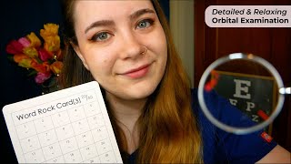 Relaxing Orbital Exam Palpation Indication 1 or 2 Lens Test Eye Testing 🩺 ASMR Medical RP [upl. by Larentia190]