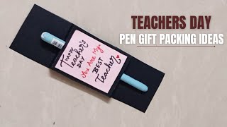 last minute gift idea for teachers daypen gift packing ideaeasy teachers day gifjskgallery1471 [upl. by Aicenod]