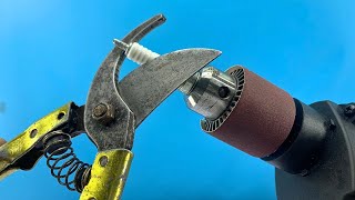 Special Ways to Sharpen Scissors and Knives to Razor Sharpness3 Ways to Sharpen in 1 Tool [upl. by Aneem]