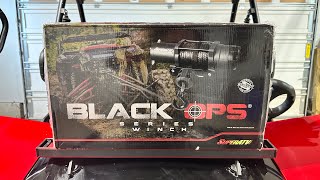 SuperATV Black Ops 4500 Winch Install amp Review On A 2022 Kawasaki Teryx S [upl. by Llirrem]