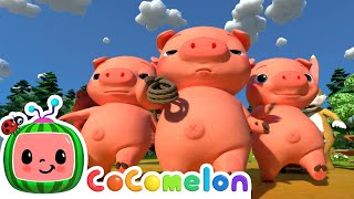 This Little Piggy  CoComelon Furry Friends  Animals for Kids [upl. by Sharona572]