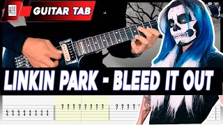 【LINKIN PARK】 Bleed It Out  cover by Masuka  LESSON  GUITAR TAB [upl. by Yllom]