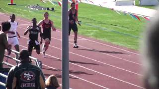 Joey Brankers 200m Race at Trabuco Hills Invitational 2009 [upl. by Cirenoj]