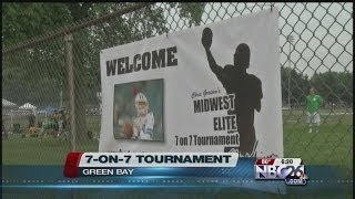 Former NFL Player Hosts 7on7 Tournament [upl. by Ramas]