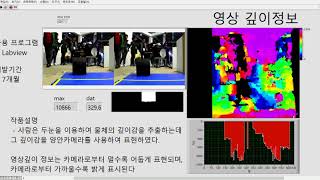 LabVIEW Stereo Vision Data 수집 및 Depth Map 처리영상 [upl. by Irbua]