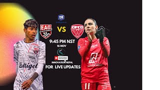 Sabitra Bhandaris Team Guingamp vs Dijon Foot  LIVE  French Womens League [upl. by Campagna928]