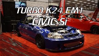 Turbo K24 EM1 Civic [upl. by Yrok]