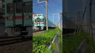 Commuter train on Nishitetsu Tenjin Omuta railway line in Fukuoka [upl. by Tiduj56]