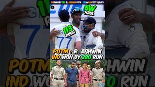 India ने कर दी BAN की Gajab बेज्जती 🤣 Ashwin Player of the Match 😍 Test 1 Day 4 shorts indvsban [upl. by Hilaire]