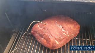 Smoking a Pork Shoulder [upl. by Hekker]