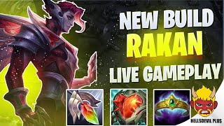 NEW BROKEN RAKAN BUILD 60K HEALING Wild Rift HellsDevil Plus Gameplay [upl. by Kcireddor]