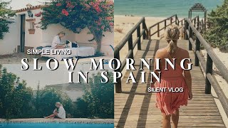 Slow Morning Silent Vlog  Simple Living in Spain  Reset after Storm amp Ocean Relaxation [upl. by Lait]