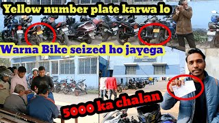 Bike taxi yellow number plate kaise hoga  Yellow number plate process  Full details [upl. by Isnam472]