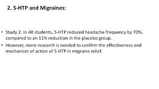 5 HTP Potential Health Benefits But Further Research Needed ID100999 [upl. by Drofwarc]